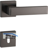 MARCHESI Dr�ckergarnitur BUDAPEST Rosette BB, 38-45 mm, Zamak vernickelt dunkel