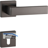 MARCHESI Dr�ckergarnitur BUDAPEST Rosette PZ, 38-45 mm, Zamak vernickelt dunkel