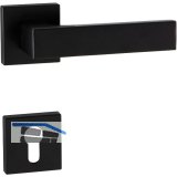 MARCHESI Dr�ckergarnitur BUDAPEST Rosette PZ, 38-45 mm, Zamak schwarz matt