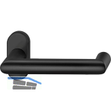 FSB FH-Rahment�rd�cker 09 1016 Hochhaltefeder B Aluminium tiefschwarz RAL9005