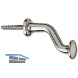 Fensterschutzkopf zum Einschrauben, 75 mm, Aluminium poliert