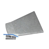 Schnapperkeile, Tasterschnapper, gerade, Stahl verzinkt