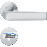 FSB Dr�ckergarnitur 12 1267 ASL auf Rosette BB, Edelstahl matt