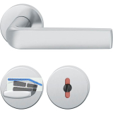 FSB Dr�ckergarnitur 12 1267 ASL auf Rosette WC DIN, Edelstahl matt