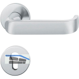 FSB Feuerschutz Dr�ckergarnitur 79 1268 AGL DIN EN179 PZ, Edelstahl matt