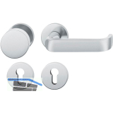 FSB Feuerschutz Wechselgarnitur 79 1268 AGL DIN PZ, links, Edelstahl matt