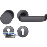 FSB Feuerschutz Wechselgarnitur 79 1268 AGL DIN PZ, links, schwarz matt