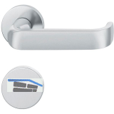 FSB Feuerschutz Standfl�gelgarnitur 79 1268 AGL DIN BL, Edelstahl matt