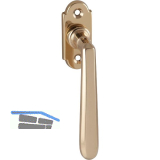 MARCHESI Fenstergriff OTTONE sichtbar geschraubt, Messing poliert