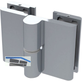 Duscht�rband 8411N HS 180� Glas-Glas, links, Zamak verchromt poliert