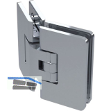 Duscht�rband 8507R 135� Glas-Glas mit 90� Feststellung,Messing verchromt poliert