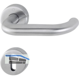 FH-Dr�ckergarnitur PARIS Sertos DIN - auf Rosette PZ, Edelstahl matt