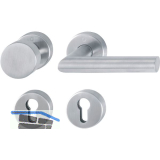 FH-Wechselgarnitur AMSTERDAM Sertos DIN - auf Rosette PZ, Edelstahl matt