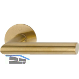 HOPPE Dr�ckergarnitur AMSTERDAM rund, ohne Schl�sselrosette, messingfarben hell