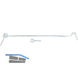 Windhaken 80 x 3,8 mm, Stahl verzinkt