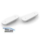 T�rmagnet Magnotica Pro E, 73 x 22 mm, Abdeckkappe oval, Zamak wei�