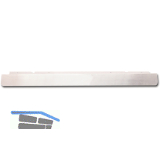 Wetterschenkel 600 mm, Materialbreite 50 mm, St�rke 1,2 mm, Aluminium natur