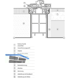 Unterf�tterungsprofil f�r T�rschwelle TRANSIT 58 - 76, 6000 mm, Kunststoff wei�