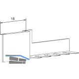 Dichtungsendst�ck VESU19, Kunststoff grau