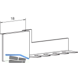 Dichtungsendst�ck VESU19, Kunststoff graphitgrau