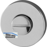 SOLIDO WC-Rosette 52 x 9 mm, Messing verchromt gl�nzend