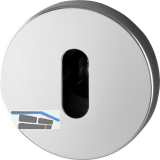 SOLIDO Schl�sselrosette BB 52 x 9 mm, Messing verchromt gl�nzend