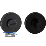 MARCHESI WC-Rosette, � 52, H�he 10 mm, Zamak schwarz matt