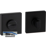 MARCHESI WC-Rosette, 52 x 52, H�he 10 mm, Zamak schwarz matt