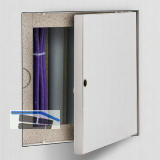 UPMANN Revisionst�r FireStar, Vierkantverschluss, 600x800mm Stahl wei� RAL9016