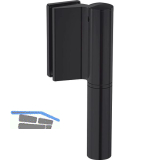 Selbstschlie�endes T�rband EVO EV 835E10N, rechts,Edelstahl schwarz matt RAL9005