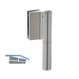 Selbstschlie�endes T�rband EVO EV 835E10N, rechts,Edelstahl matt,PVD beschichtet