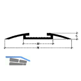 Dichtungshalteprofil unten, Aluminium natur, auf Ma�