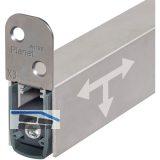 PLANET T�rdichter X3-RD, 1210 mm, H�he 30 mm, einseitig, Aluminium natur