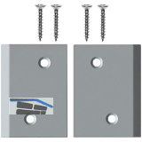 PLANET Eckplattenset X3 Type 2, 39 x 55 mm, Stahl silberf�rbig