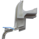 GUTMANN Endkappe 245/32X zu Kocher L�/S� 32-TXL, 90�, EPDM wei�, links