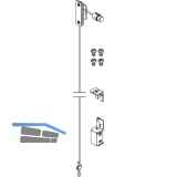 VITRIS Atrivant 80 Zubeh�r-Set Verriegelung im Wandprofil