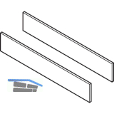 VITRIS Atrivant 80 Abdeckkappen Bodenlaufschiene 4-bahnig Silber