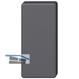 FSB Blindrosette 17 1778 eckig, Aluminium schwarz matt