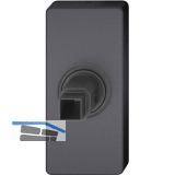 FSB Fenstergriff Adapter-Rosette eckig, Aluminium schwarz matt