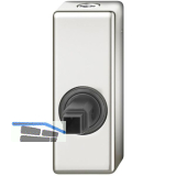 FSB Fenstergriff Adapter-Rosette eckig abschlie�bar, Aluminium silber eloxiert