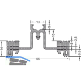 GUTMANN Pfostendichtung GF60 P-E3, Bundl�nge 30 m, Kunststoff APTK schwarz