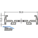 GUTMANN Grundprofil P 2011/55, L=6000 mm, Aluminium blank