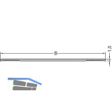 GUTMANN Fugenband f�r Anschlussfl�chen, 2000/80 mm, L=10 m, Silikon lichtgrau