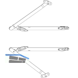 MACO Fang- und Putzschere Gr. 2, FFH 501-1200 mm, silber, Lasche (455348)