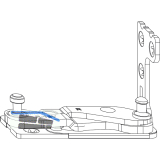 MACO Ecklager POWER PVC FT 30 13V silber links (215815)
