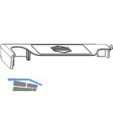 MACO Abdeckkappe Ecklager POWER Holz, FT 24 mm, rechts, RAL 9022 (364498)