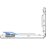MACO Unterlage POWER Typ 09, links unten/rechts oben, grau (364175)