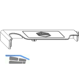 MACO Abdeckkappe Ecklager POWER PVC, FT 30 mm, links, RAL 9022 (364501)