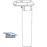 MACO Schmutzabdeckung Falzecklagerband MAMMUT, verkehrswei� RAL 9016 (364726)