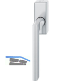 FSB Fenstergriff 34 1035 abschlie�bar eckige Rosette, Edelstahl matt